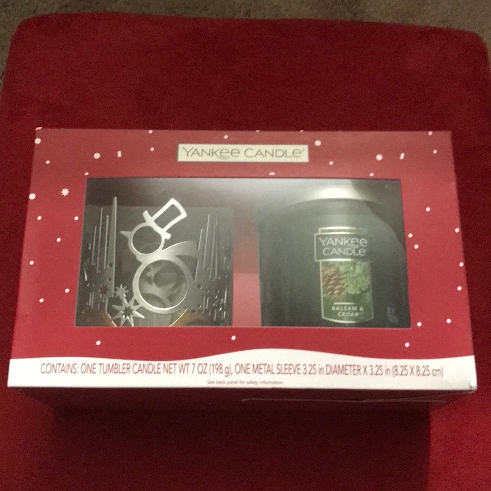 Yankee Candle Snowman Tumbler Set!